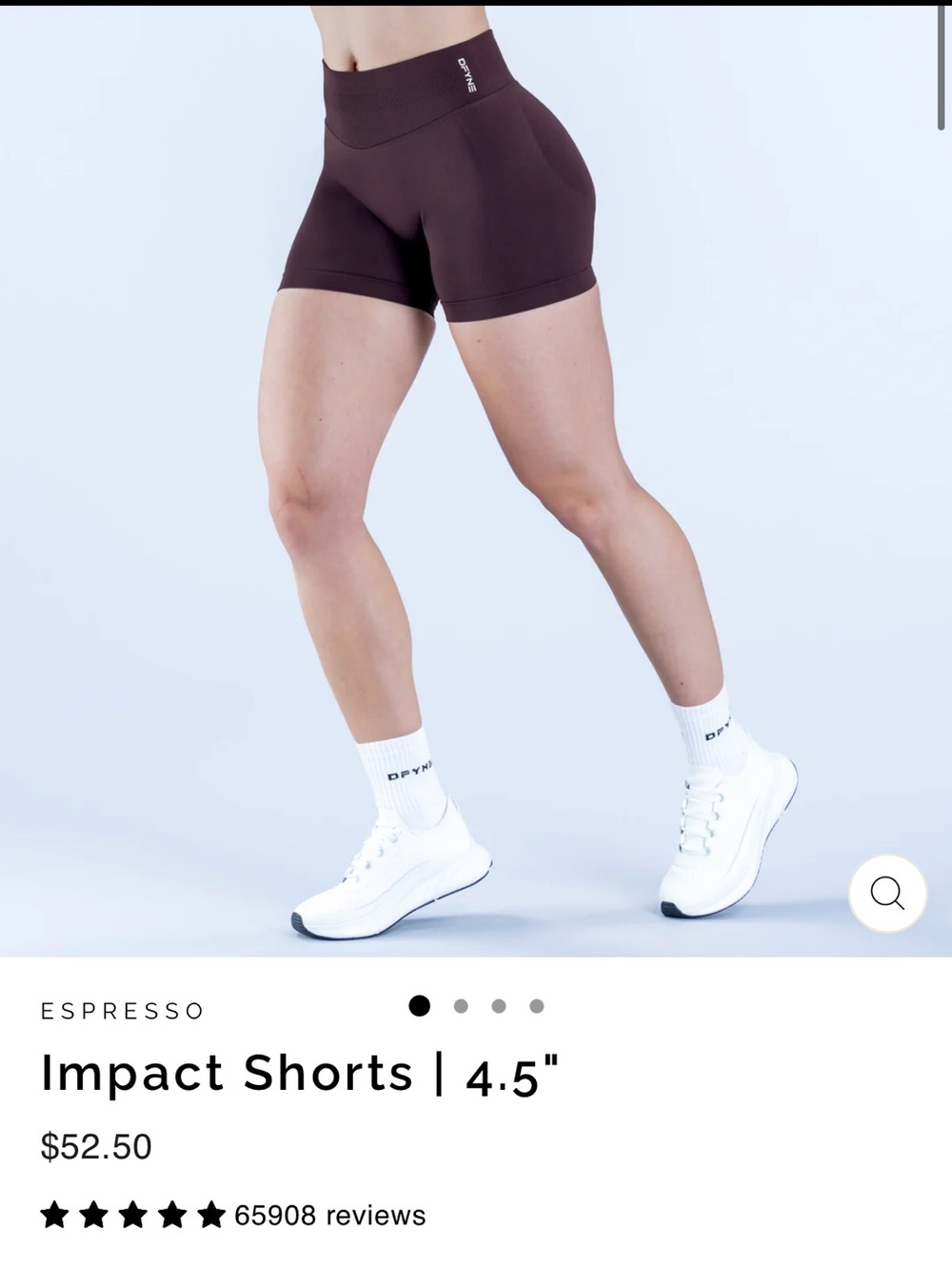 Dfyne impact espresso 4.5 inch size medium